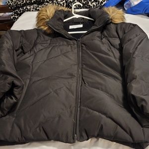 Calvin Klein black coat sz XL